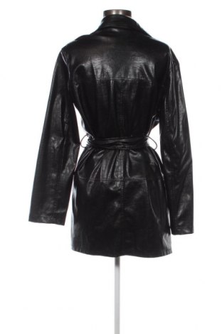 Dámska kožená bunda  Bershka, Veľkosť M, Farba Čierna, Cena  27,78 €