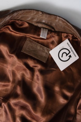 Dámska kožená bunda  C&A, Veľkosť L, Farba Hnedá, Cena  15,17 €