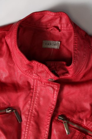 Damen Lederjacke Canda, Größe L, Farbe Rot, Preis € 34,10