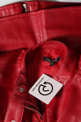 Γυναικείο δερμάτινο μπουφάν Colloseum, Μέγεθος S, Χρώμα Κόκκινο, Τιμή 25,76 €