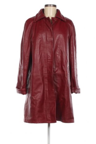 Дамско кожено яке Gallotti, Размер XL, Цвят Червен, Цена 231,00 лв.