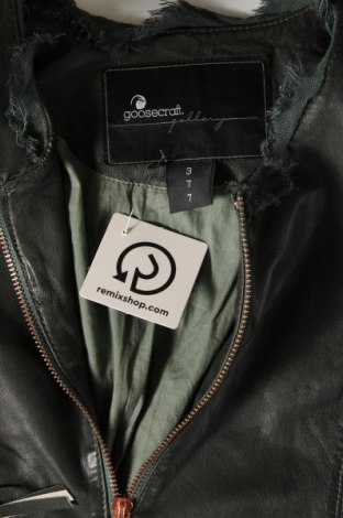 Dámska kožená bunda  Goosecraft, Veľkosť M, Farba Zelená, Cena  156,41 €