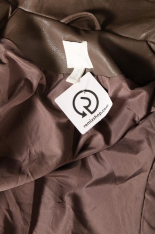 Damen Lederjacke H&M, Größe L, Farbe Braun, Preis € 34,10