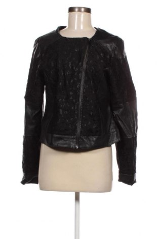 Γυναικείο δερμάτινο μπουφάν Laura Torelli, Μέγεθος L, Χρώμα Μαύρο, Τιμή 20,61 €