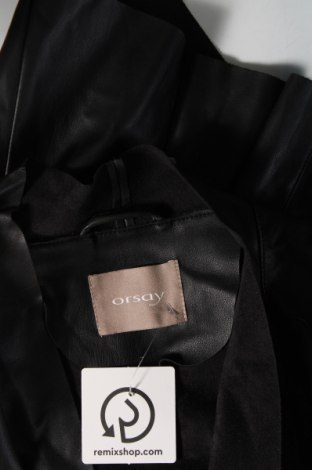 Damen Lederjacke Orsay, Größe M, Farbe Schwarz, Preis € 8,80