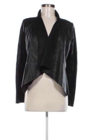 Γυναικείο δερμάτινο μπουφάν Orsay, Μέγεθος M, Χρώμα Μαύρο, Τιμή 14,08 €