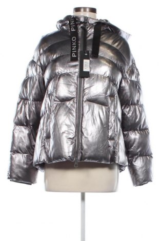 Dámska kožená bunda  Pinko, Veľkosť XS, Farba Strieborná, Cena  199,48 €
