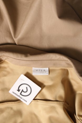 Dámska kožená bunda  VILA, Veľkosť M, Farba Béžová, Cena  16,44 €