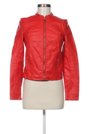Damen Lederjacke Vero Moda, Größe S, Farbe Rot, Preis 17,15 €