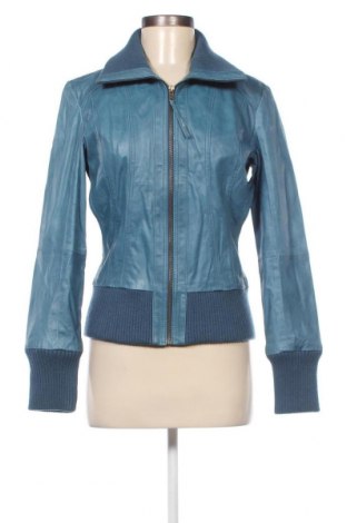 Damen Lederjacke Vero Moda, Größe M, Farbe Blau, Preis € 95,26