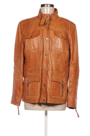 Dámská kožená bunda  Yessica, Velikost XL, Barva Oranžová, Cena  907,00 Kč