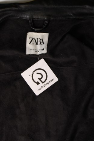 Dámska kožená bunda  Zara, Veľkosť XS, Farba Čierna, Cena  16,44 €