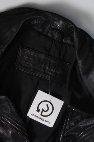 Dámska kožená bunda  Zara, Veľkosť M, Farba Čierna, Cena  14,84 €
