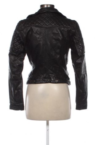 Γυναικείο δερμάτινο μπουφάν Zara, Μέγεθος M, Χρώμα Μαύρο, Τιμή 14,84 €