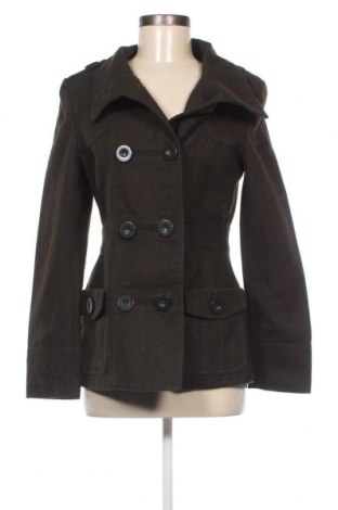 Дамско палто Clockhouse, Размер M, Цвят Зелен, Цена 50,30 лв.