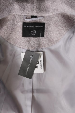 Γυναικείο παλτό Dorothy Perkins, Μέγεθος M, Χρώμα Γκρί, Τιμή 38,66 €