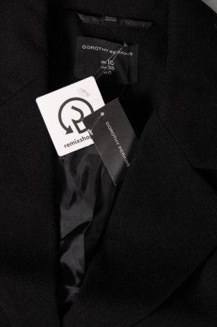 Γυναικείο παλτό Dorothy Perkins, Μέγεθος M, Χρώμα Μαύρο, Τιμή 20,10 €