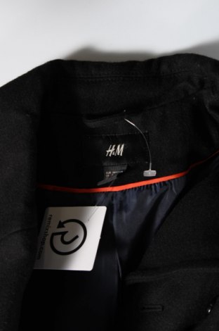 Дамско палто H&M, Размер S, Цвят Черен, Цена 107,02 лв.