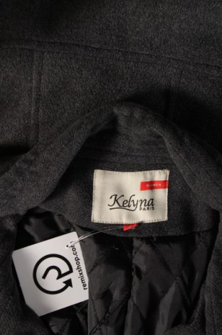 Дамско палто Kelyna, Размер S, Цвят Сив, Цена 57,78 лв.