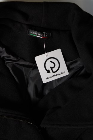 Γυναικείο παλτό Made In Italy, Μέγεθος L, Χρώμα Μαύρο, Τιμή 32,93 €
