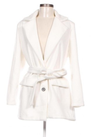 Γυναικείο παλτό Made In Italy, Μέγεθος S, Χρώμα Λευκό, Τιμή 10,29 €
