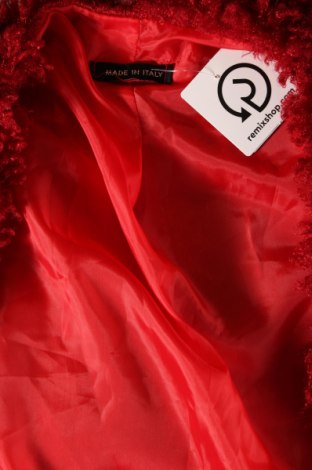 Γυναικείο παλτό Made In Italy, Μέγεθος M, Χρώμα Κόκκινο, Τιμή 23,17 €