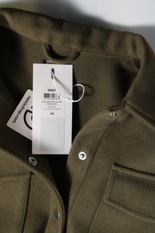 Dámský kabát  ONLY, Velikost XS, Barva Zelená, Cena  207,00 Kč