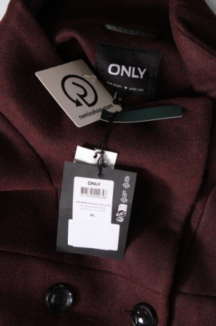 Дамско палто ONLY, Размер XL, Цвят Червен, Цена 109,00 лв.