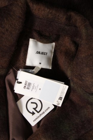 Γυναικείο παλτό Object, Μέγεθος S, Χρώμα Καφέ, Τιμή 26,88 €