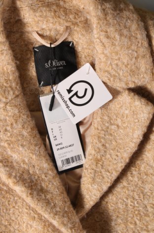Дамско палто S.Oliver Black Label, Размер M, Цвят Бежов, Цена 51,70 лв.