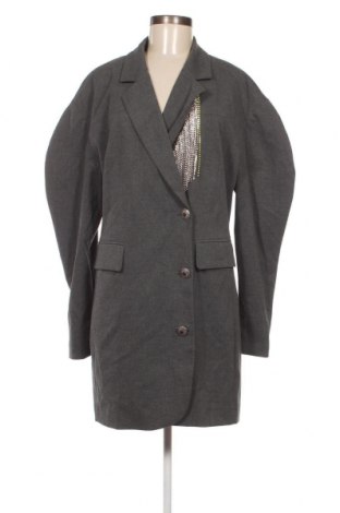 Γυναικείο παλτό TWINSET, Μέγεθος L, Χρώμα Γκρί, Τιμή 98,91 €