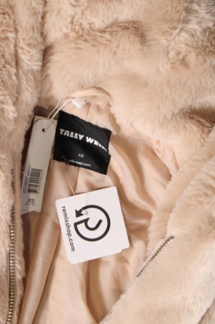 Γυναικείο παλτό Tally Weijl, Μέγεθος XS, Χρώμα  Μπέζ, Τιμή 18,62 €