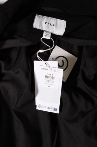 Дамско палто VILA, Размер M, Цвят Черен, Цена 109,00 лв.