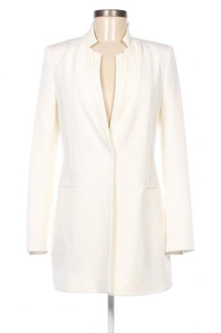 Palton de femei Zara, Mărime S, Culoare Ecru, Preț 99,00 Lei