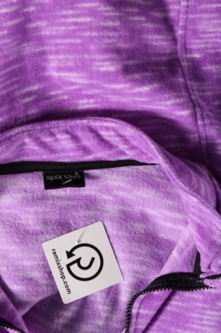 Γυναικεία ζακέτα fleece Sports, Μέγεθος L, Χρώμα Βιολετί, Τιμή 6,27 €
