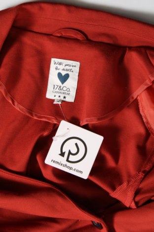 Дамско сако 17 & Co., Размер M, Цвят Оранжев, Цена 9,68 лв.
