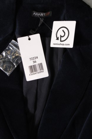 Γυναικείο σακάκι Apart, Μέγεθος S, Χρώμα Μπλέ, Τιμή 44,72 €