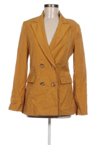 Дамско сако Bershka, Размер S, Цвят Жълт, Цена 70,00 лв.