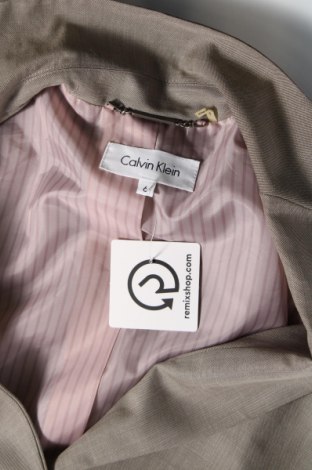 Γυναικείο σακάκι Calvin Klein, Μέγεθος S, Χρώμα Γκρί, Τιμή 72,37 €
