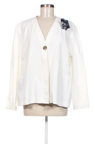 Γυναικείο σακάκι Elena Miro, Μέγεθος XL, Χρώμα Λευκό, Τιμή 48,45 €