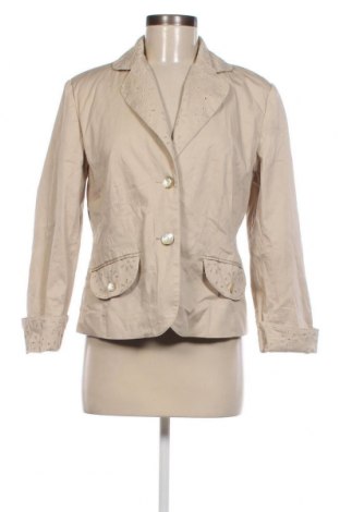Дамско сако Gabriele Strehle, Размер M, Цвят Бежов, Цена 17,70 лв.