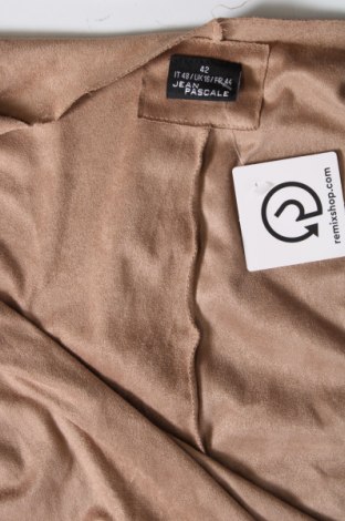 Γυναικείο σακάκι Jean Pascale, Μέγεθος L, Χρώμα  Μπέζ, Τιμή 27,22 €