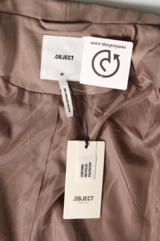 Γυναικείο σακάκι Object, Μέγεθος L, Χρώμα  Μπέζ, Τιμή 16,62 €