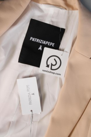 Γυναικείο σακάκι Patrizia Pepe, Μέγεθος S, Χρώμα  Μπέζ, Τιμή 129,66 €