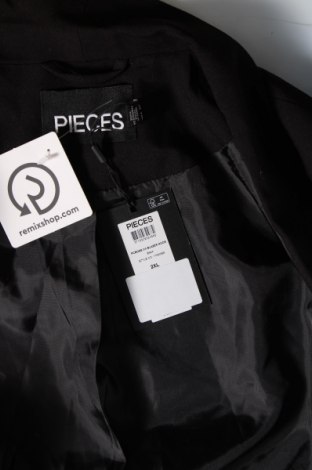 Γυναικείο σακάκι Pieces, Μέγεθος XXL, Χρώμα Μαύρο, Τιμή 50,72 €