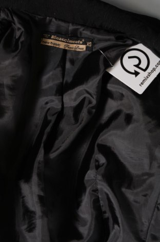 Дамско сако Rinascimento, Размер XS, Цвят Черен, Цена 49,50 лв.