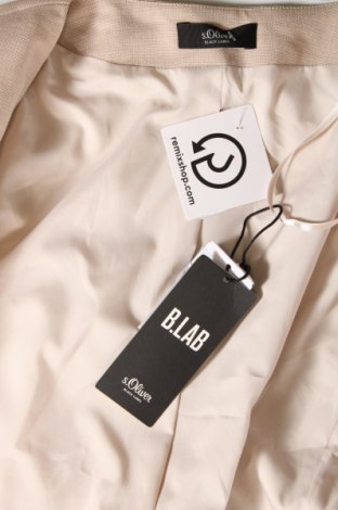 Γυναικείο σακάκι S.Oliver Black Label, Μέγεθος L, Χρώμα  Μπέζ, Τιμή 84,97 €