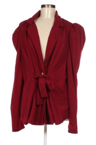 Дамско сако SHEIN, Размер 4XL, Цвят Червен, Цена 18,92 лв.
