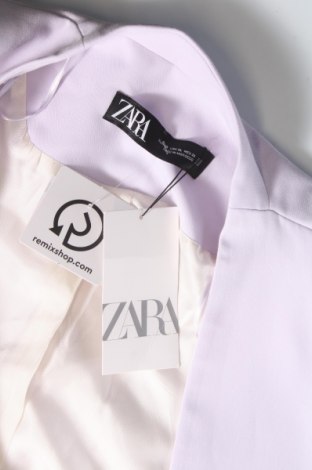 Дамско сако Zara, Размер XL, Цвят Лилав, Цена 95,80 лв.