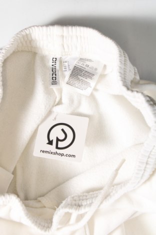 Γυναικείο αθλητικό παντελόνι H&M Divided, Μέγεθος L, Χρώμα Λευκό, Τιμή 13,10 €